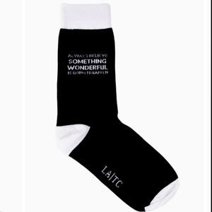 LOS ANGELES TRADING CO. | Always Believe Something Wonderful Socks